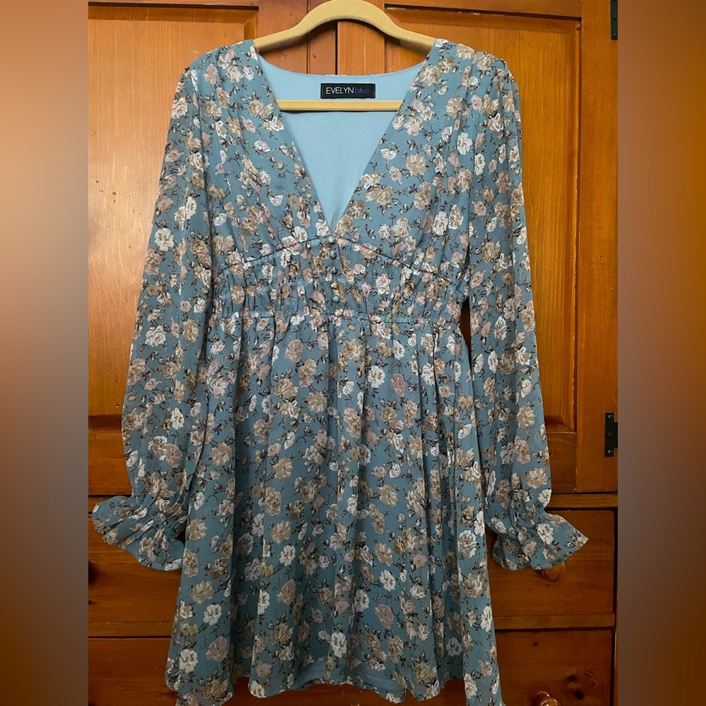 Boutique Mini Floral Dress